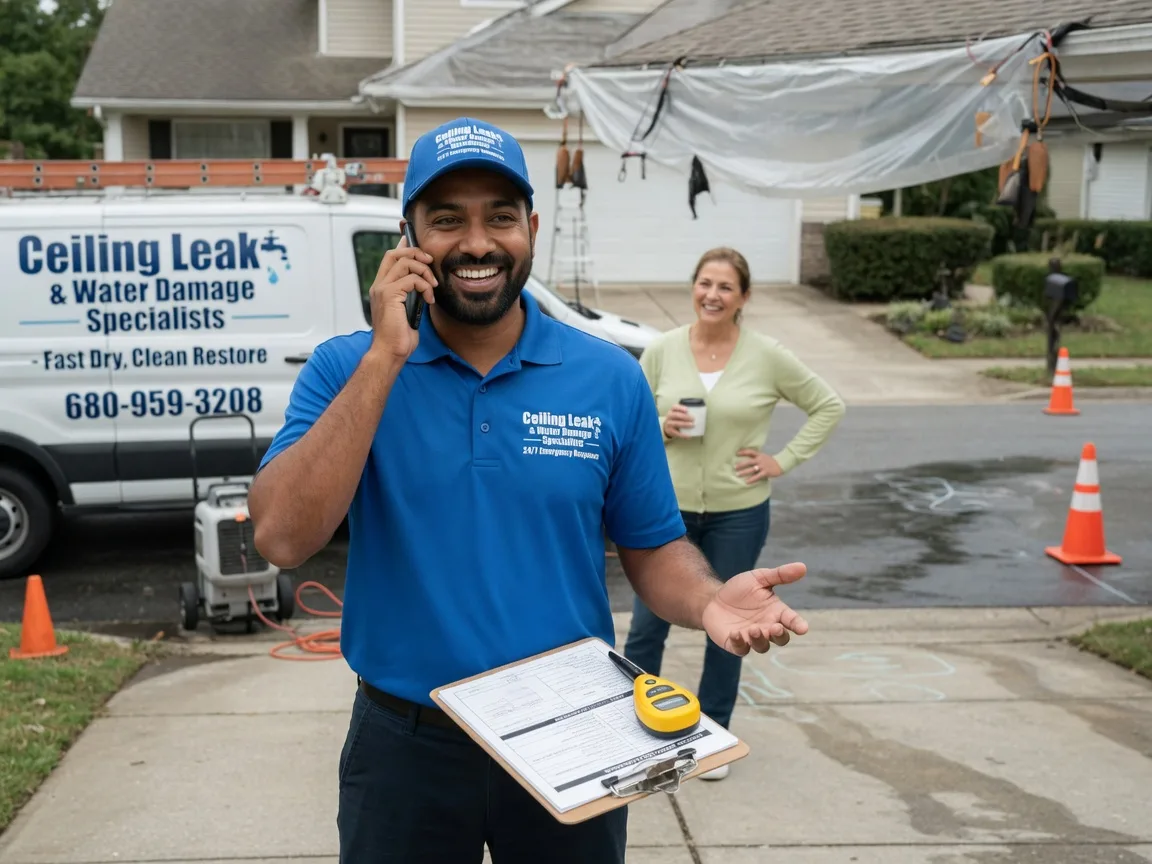 Ceiling Leak Cleanup Pleasantville, OH FAQs